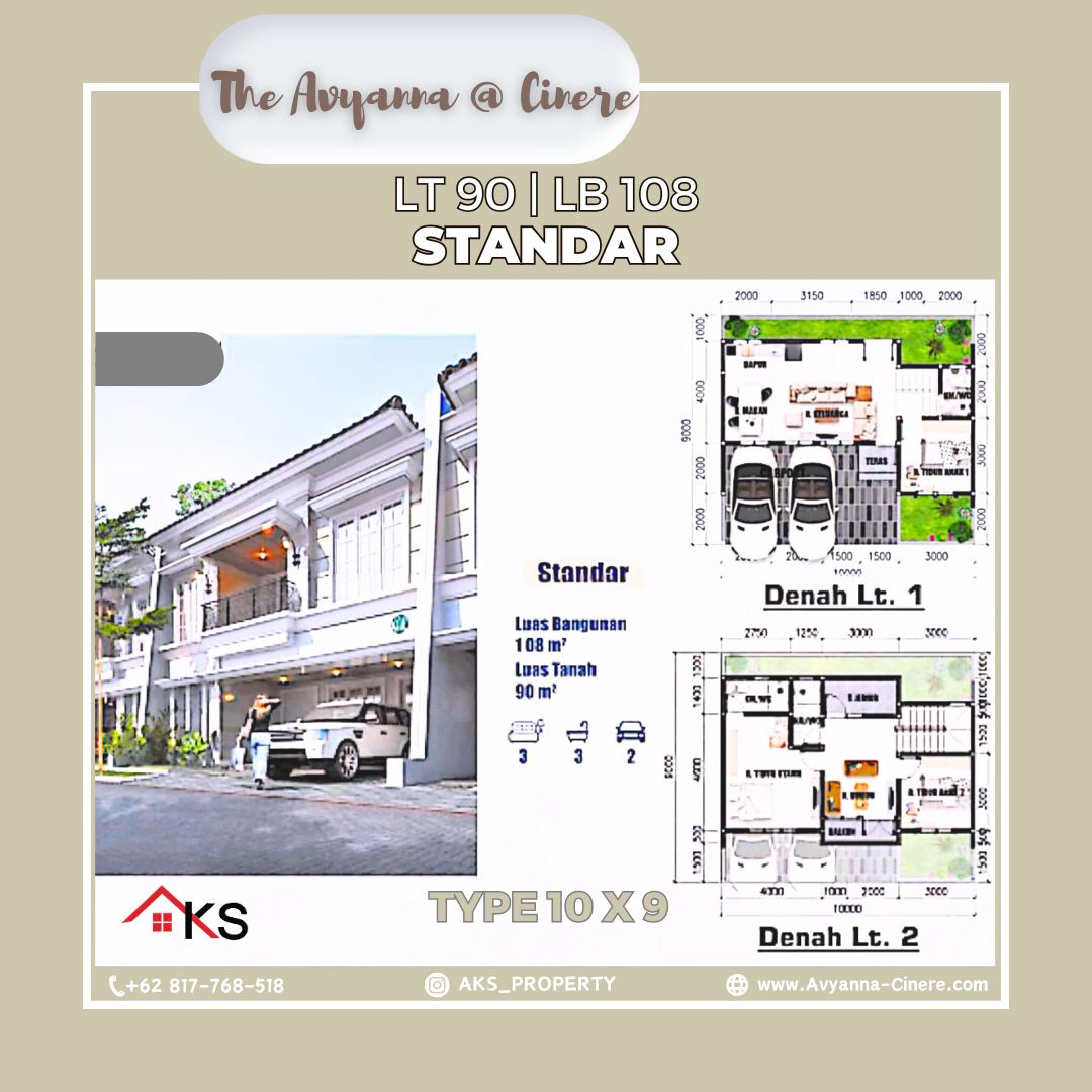 Avyanna-Cinere-Denah-Rumah