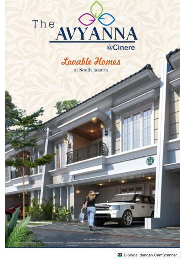 rumah baru dijual cinere legalitas lengkap kpr dp nol