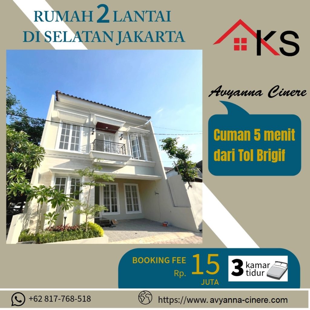 Tampak Muka Rumah Avyanna Cinere